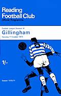Reading Match Programme on Canvas