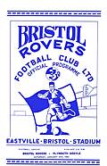 Bristol Rovers Match Programme on Canvas