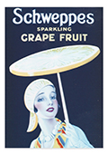 Post Card  Schweppes Grapefruit