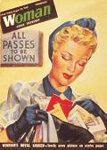 1940s ALL PASSES POSTCARD