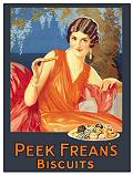 PEEK FREAN LADY POSTCARD