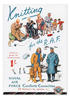 RAF KNITTING POSTCARD