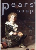 Large Steel Sign - Pears` Soap (Bubbles)