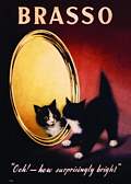 Small Steel Sign - Brasso Kitten