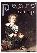 Small Steel Sign - Pears` Soap (Bubbles)