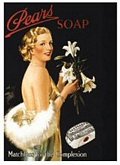 Small Steel Sign - Pears` Soap (Matchless  Complexion)