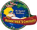 ROWNTREES CANOE LARGE SHAPED STEEL SIGN                     