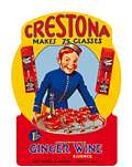 CRESTONA LARGE SHAPED STEEL SIGN                            