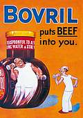 A5 BOVRIL BEEFY STEEL SIGN