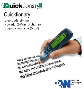 Wizcom Quicktionary II with Memory Extension Kit - Portable Scanner Translator