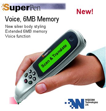 Wizcom Super Pen - Textscanner & W�rterbuch mit Sprachausgabe