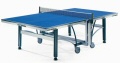 640 Competition Rollaway Table Tennis Table - BLUE