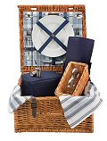 Chambray Wine Lovers Picnic Basket - 2 Person