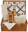 Natural Wine Lovers Picnic Basket - 4 Person