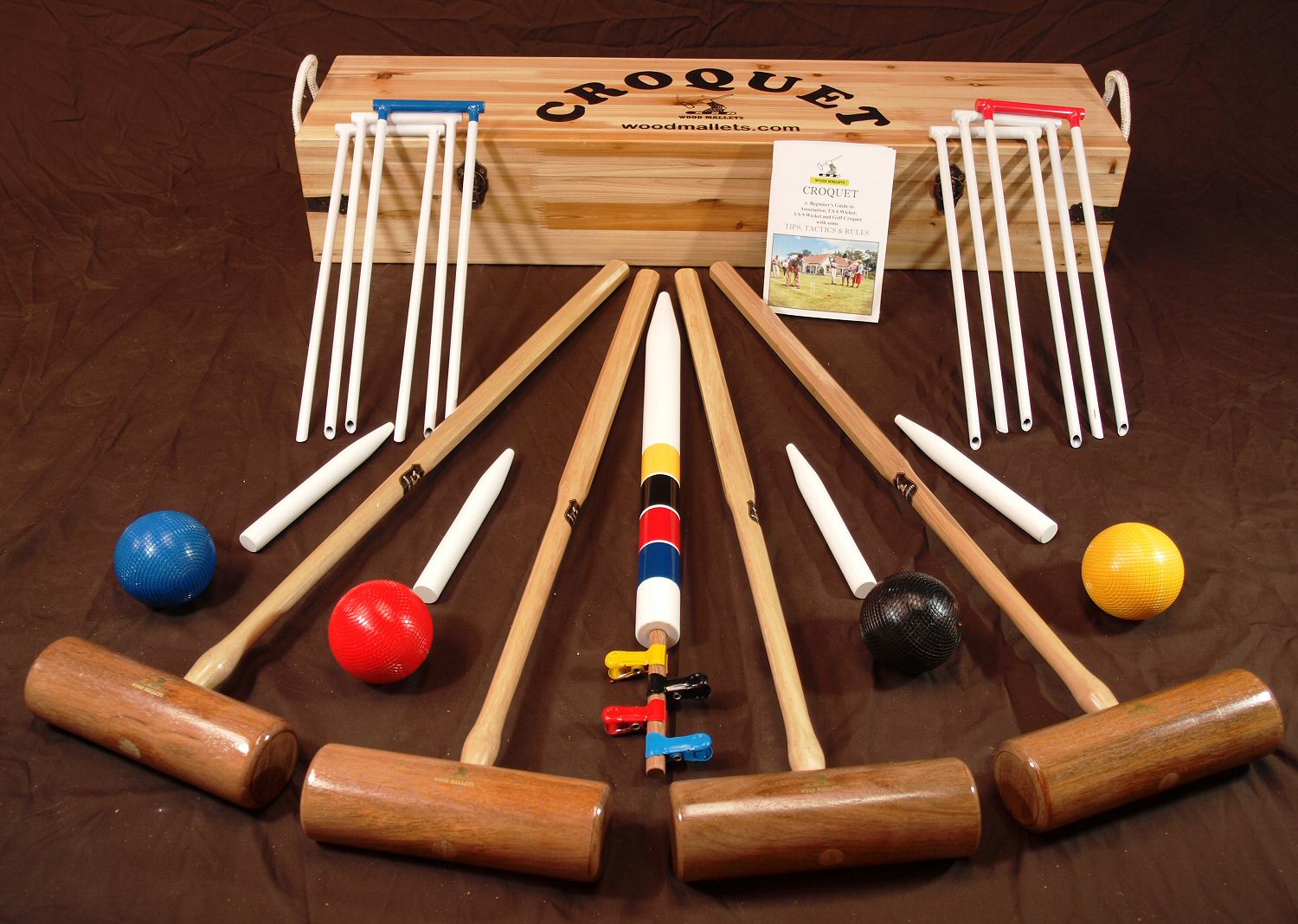 Wood Garden Croquet Set