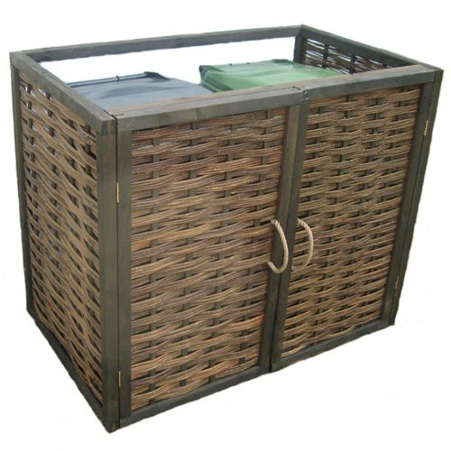 Double Wheelie Bin Screen